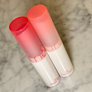 rom&nd Glasting Melting Balm Set | 03 (Sorbet Balm) & 03 (Hippie Berry) | NEW